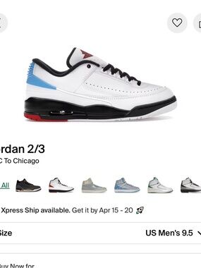 Nike Low-Top Sneakers — White/Black/Blue/Red
